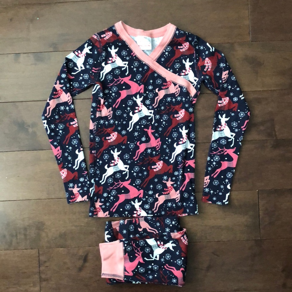 Hanna Andersson Girls Christmas pajamas